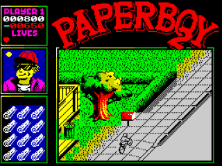 Paperboy 2 screenshot 3 for ZX Spectrum